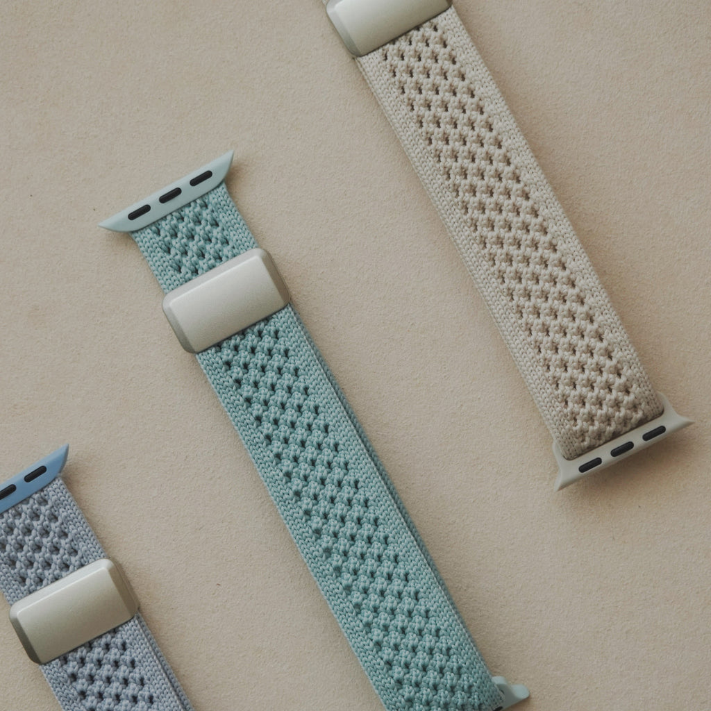 Delicate Woven Elastic Nylon Apple Watch Band