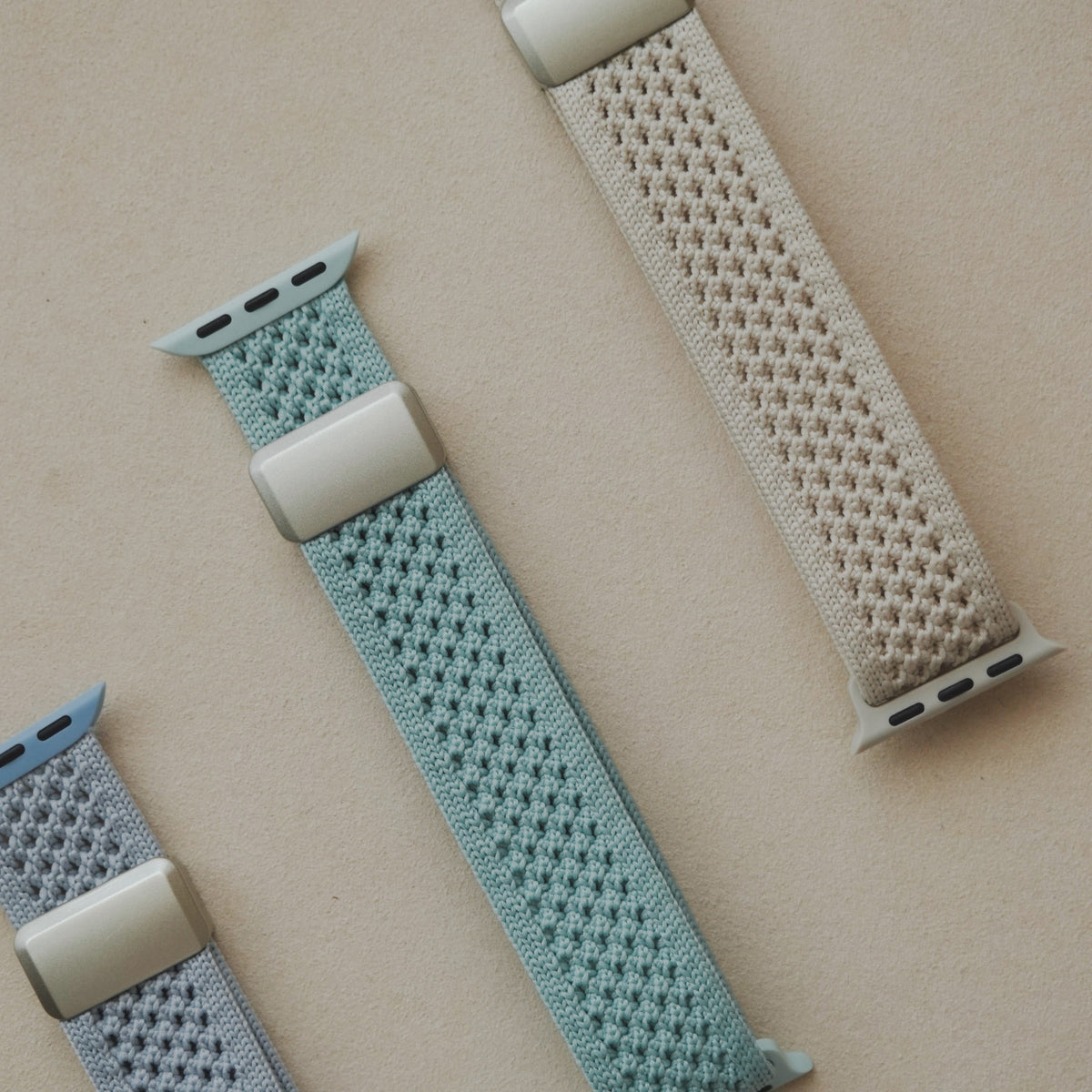Delicate Woven Elastic Nylon Apple Watch Band