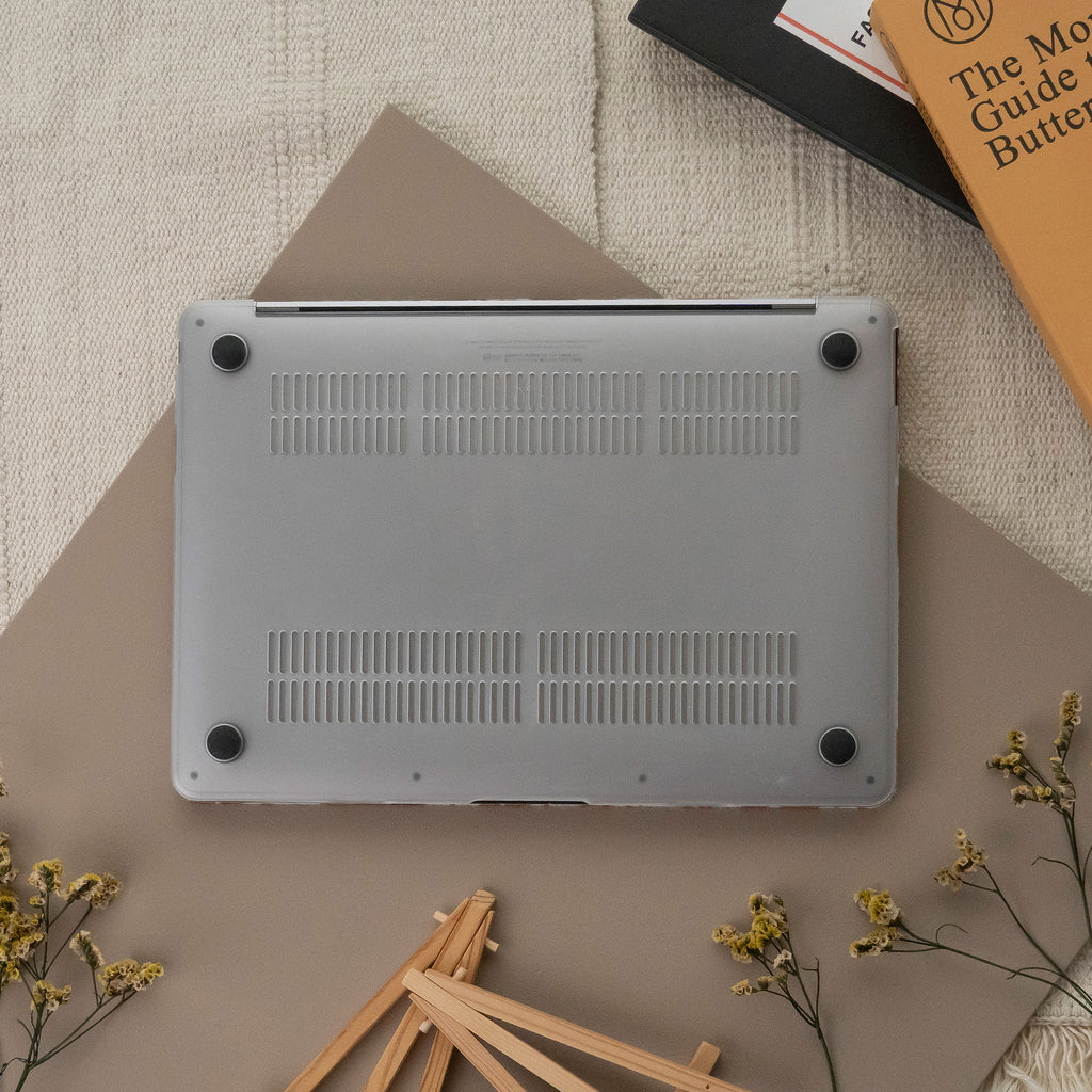 Leather Series ♾ Light Brown Cow Texture Mac Case