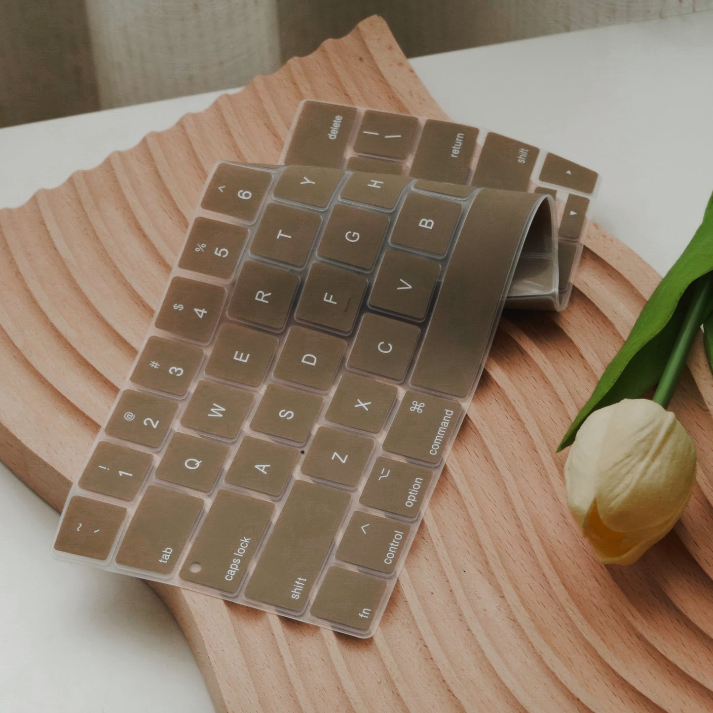 Morandi brown Macbook Keyboard Cover