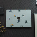 Embroidery Series ♾ Pastoral Blues American-Style Textured Stitching Mac Case