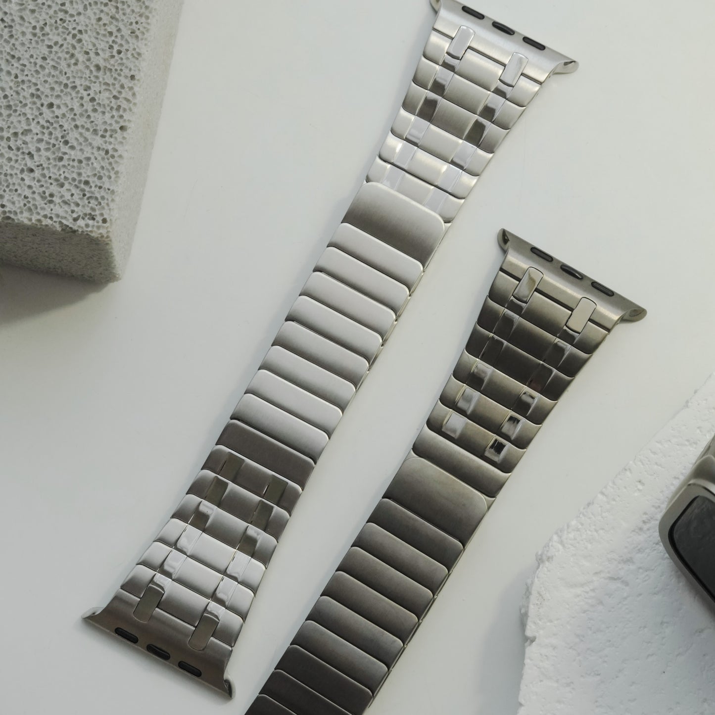 Engraved Magnetic Closure Premium Metal Apple Watch Band