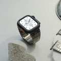 Engraved Magnetic Closure Premium Metal Apple Watch Band
