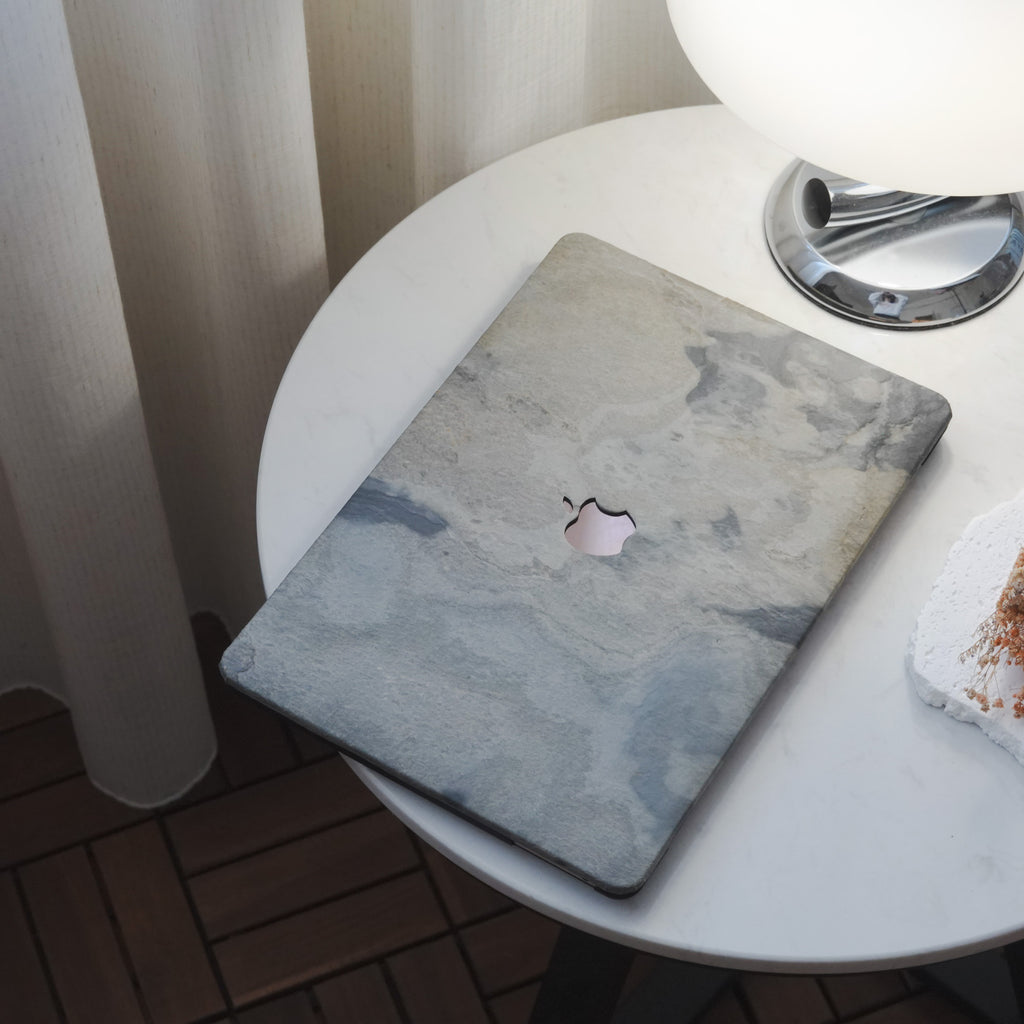 Marble ♾ Timeless Textured elegance for your Mac case