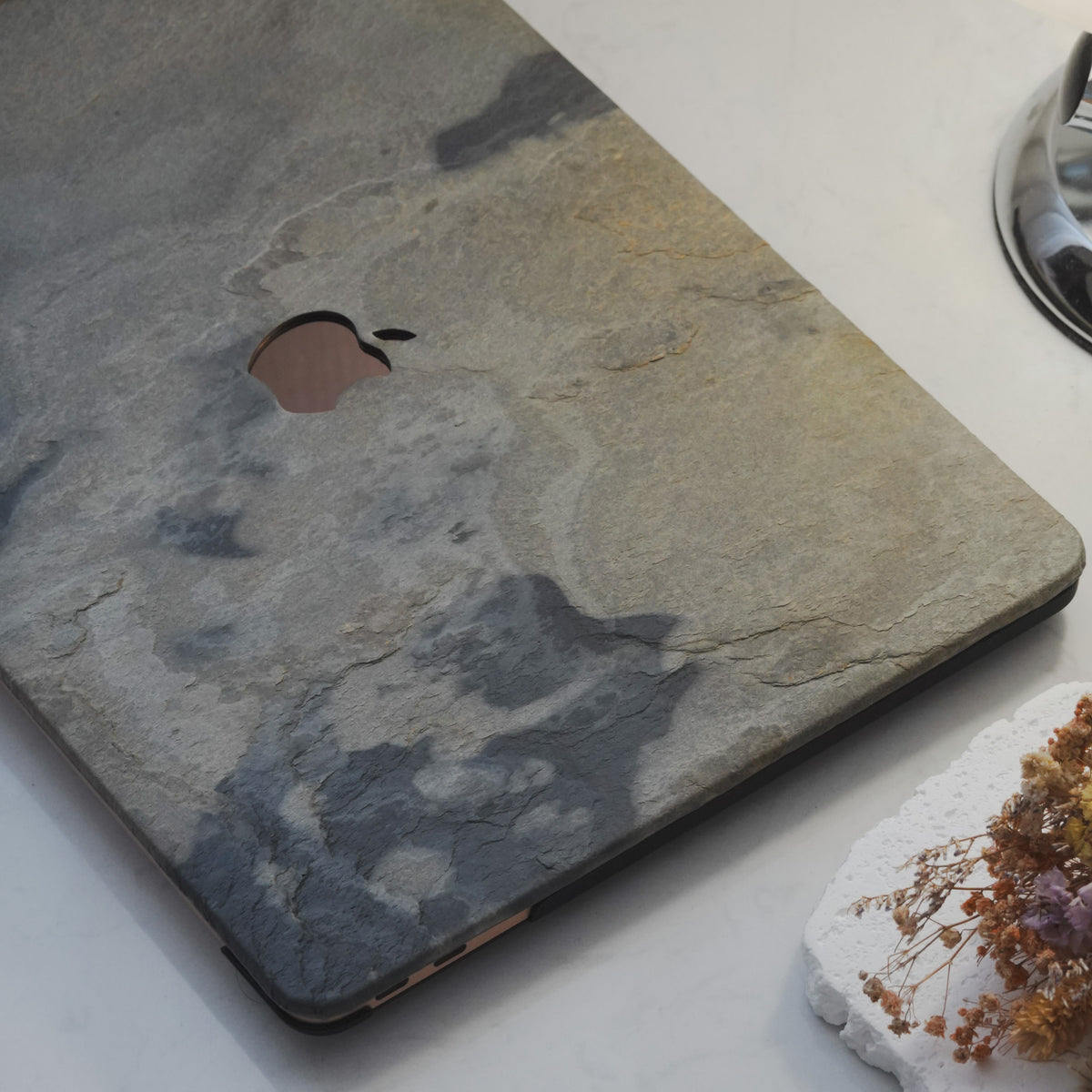 Marble ♾ Timeless Textured elegance for your Mac case