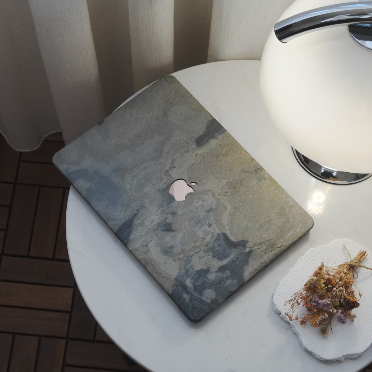 Marble ♾ Timeless Textured elegance for your Mac case