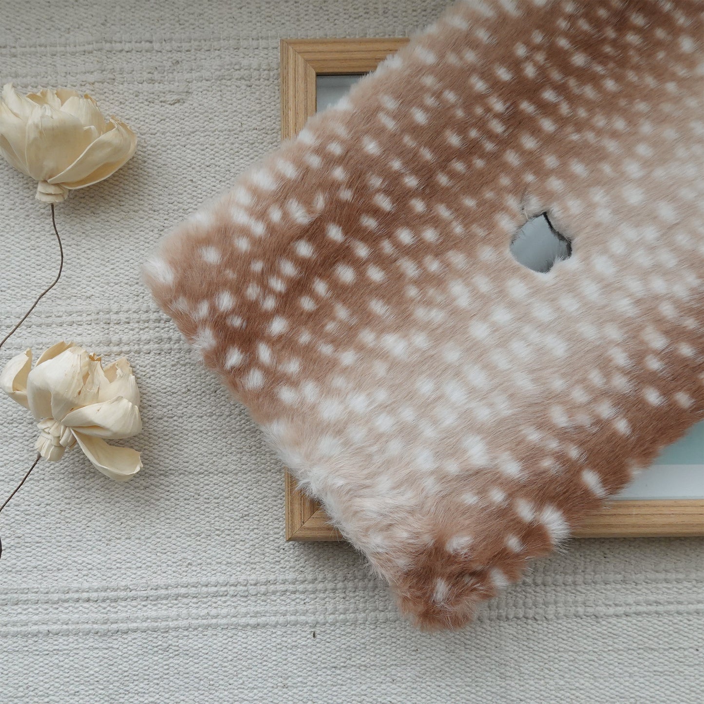 Plush Series ♾ Fawn Cotton Mac Case
