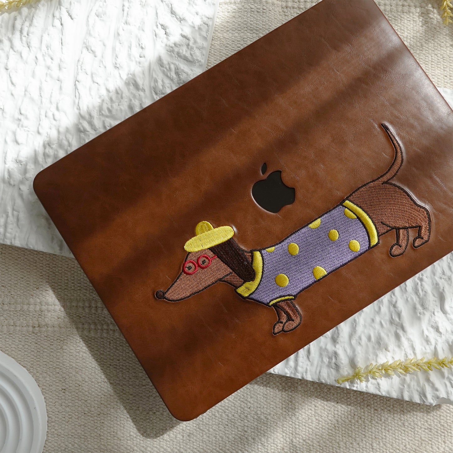 This is us Embroidery Serie s♾ British Dachshund MacBook Case