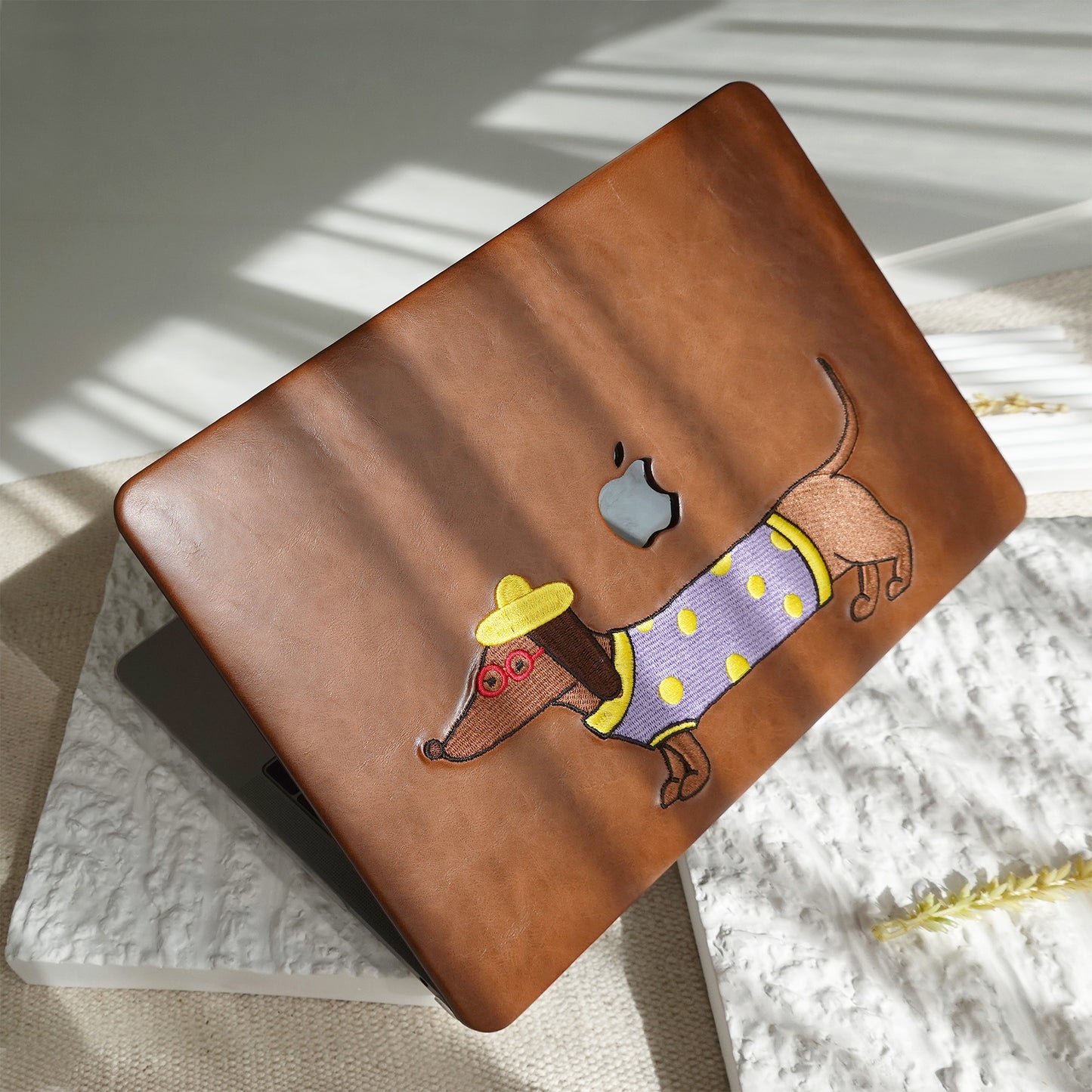 This is us Embroidery Serie s♾ British Dachshund MacBook Case