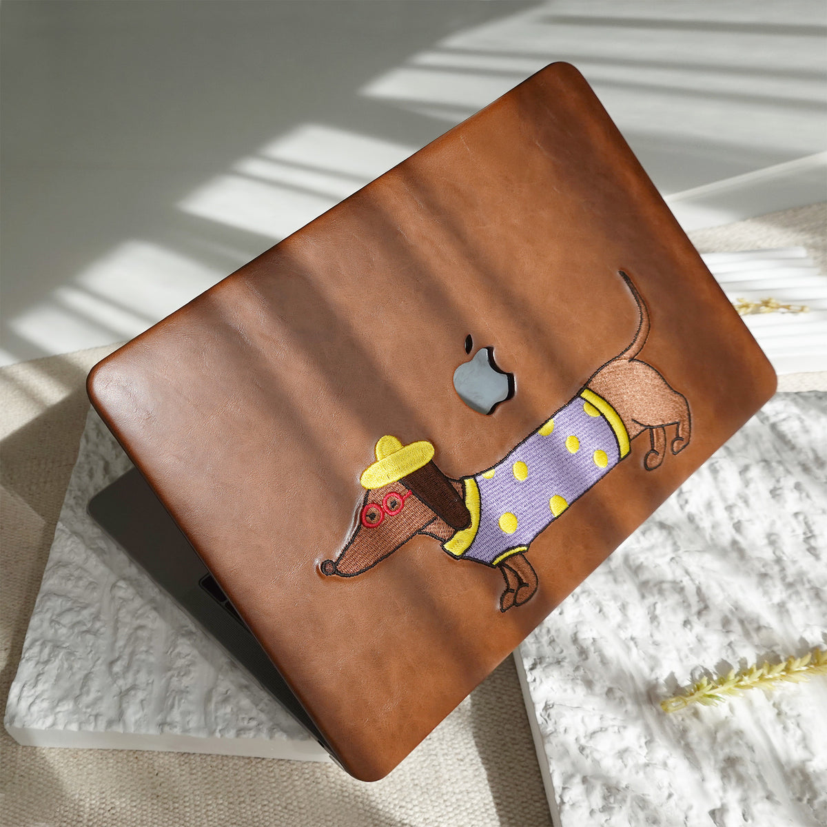 This is us Embroidery Serie s♾ British Dachshund MacBook Case