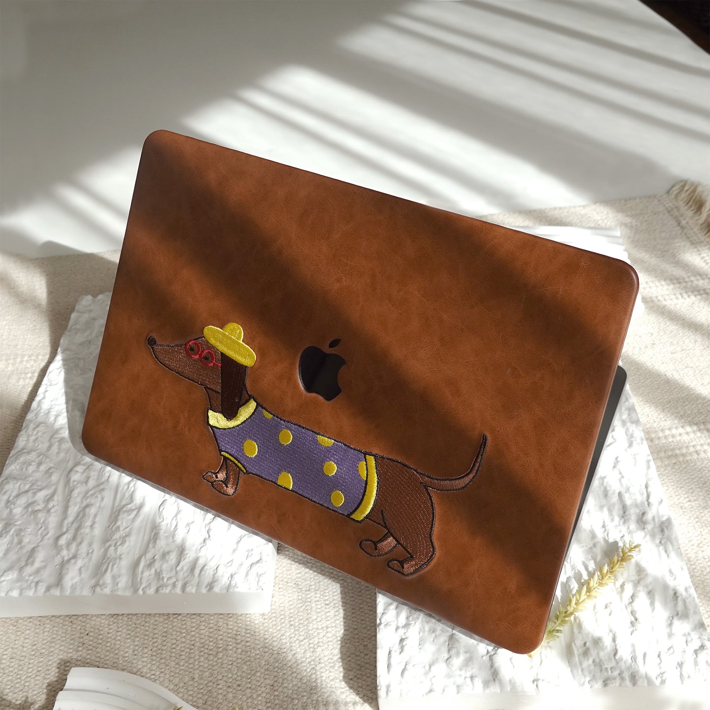 This is us Embroidery Serie s♾ British Dachshund MacBook Case