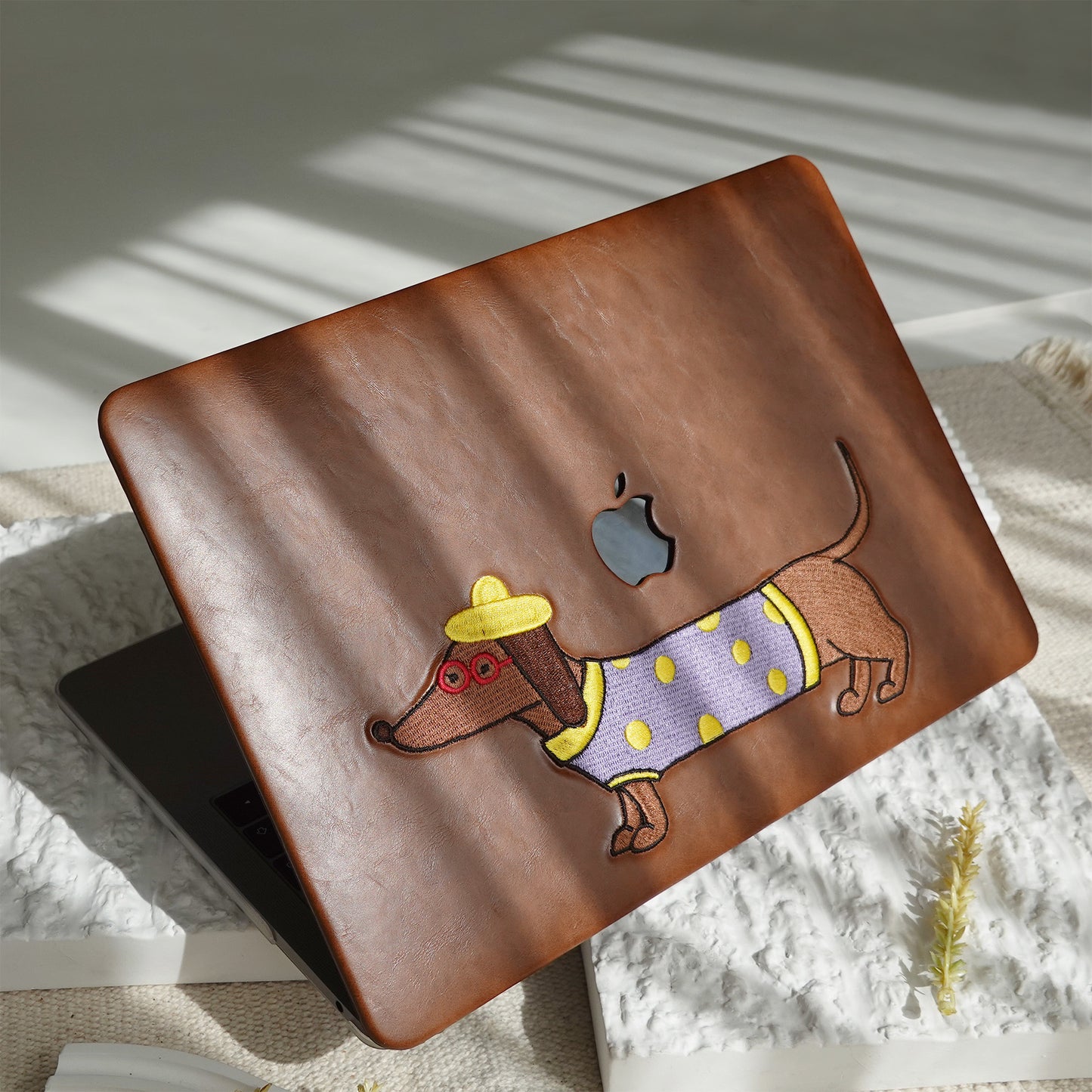 This is us Embroidery Serie s♾ British Dachshund MacBook Case