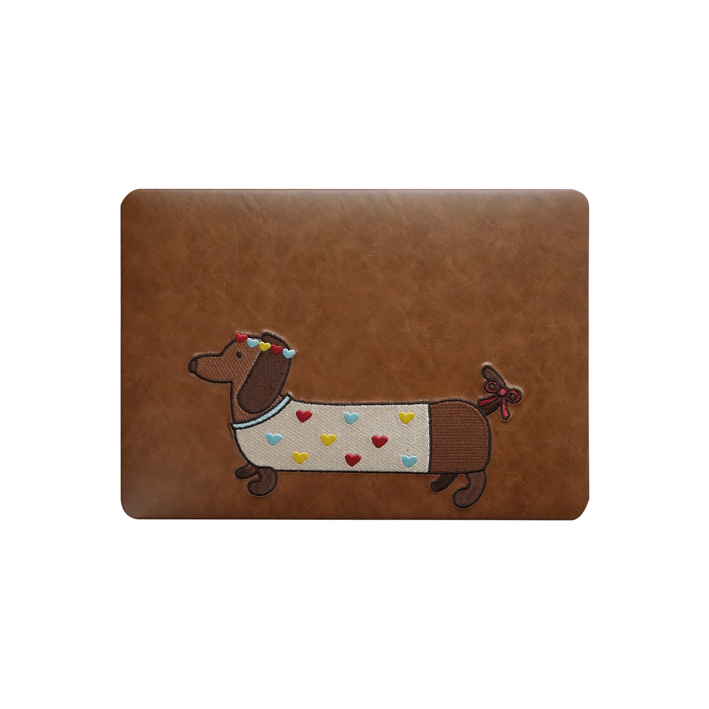 This is us Embroidery Series ♾ Lovely Hearts Dachshund Mac Case