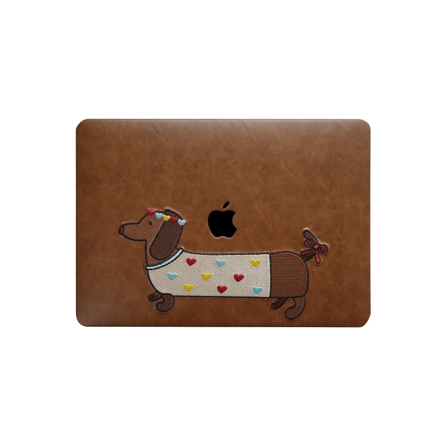 This is us Embroidery Series ♾ Lovely Hearts Dachshund Mac Case