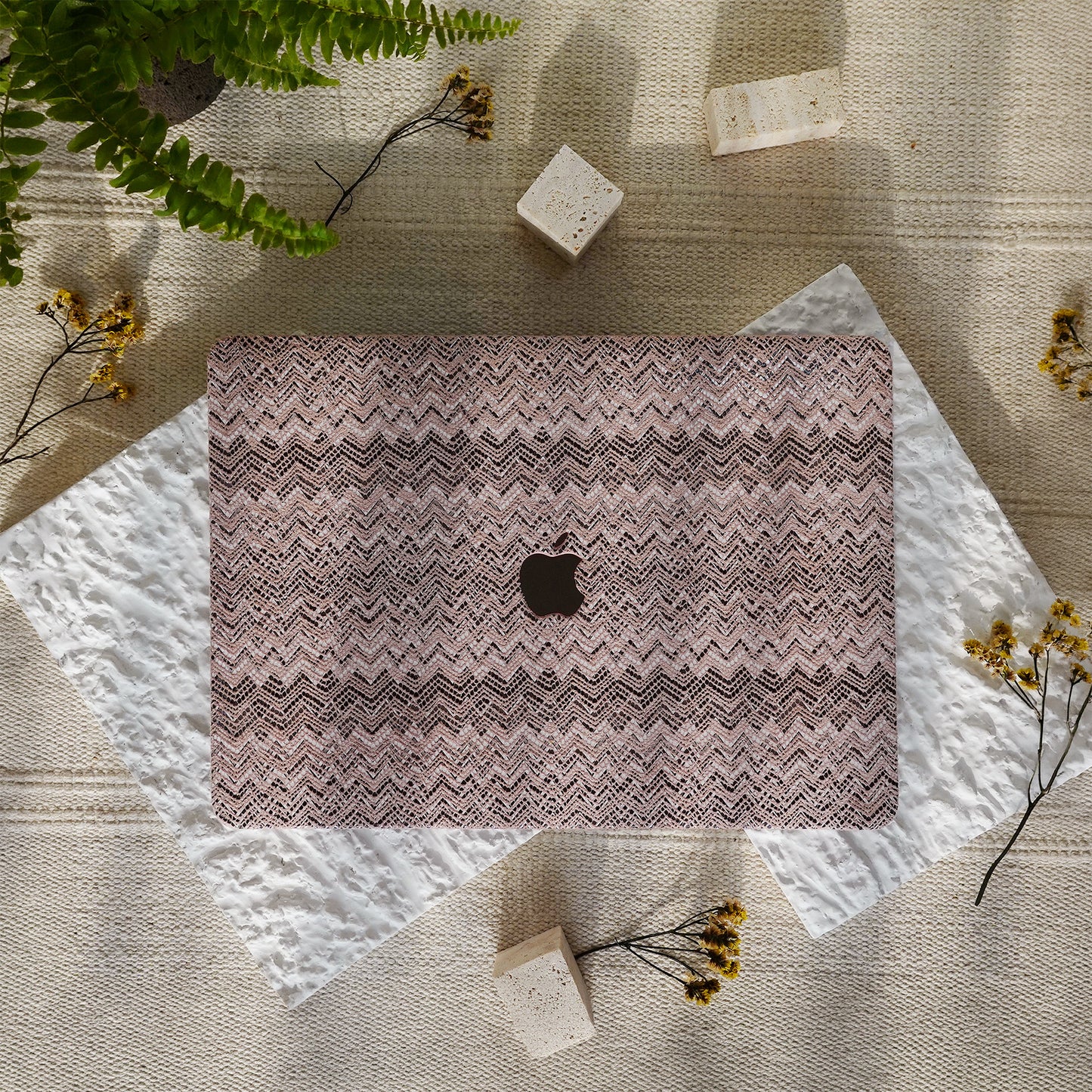 Lace Leather ♾ Cherry Blossom Mac Case