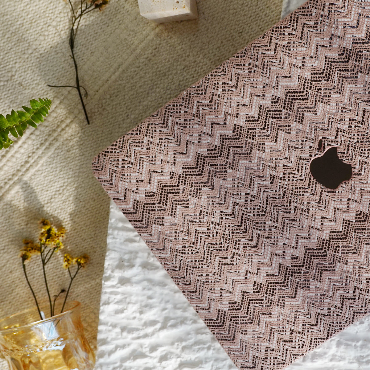 Lace Leather ♾ Cherry Blossom Mac Case