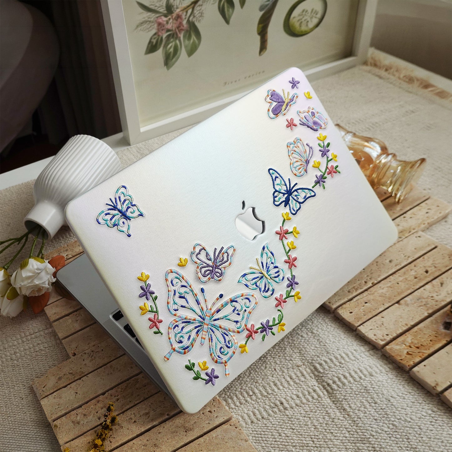 This Is Us Embroidery Series ♾ Iridescent Butterfly MacBook Case