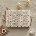 Embossed Flora Dark Brown MacBook Case