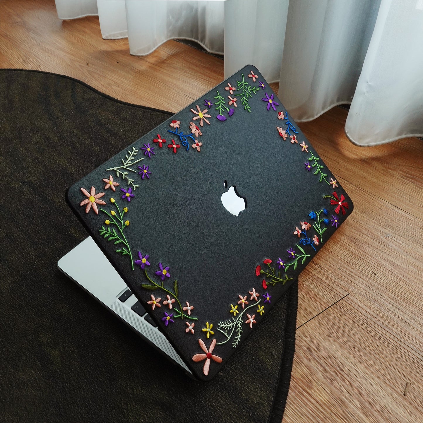 This Is Us ∞ Embroidered Serenity Jet Black Mac Case