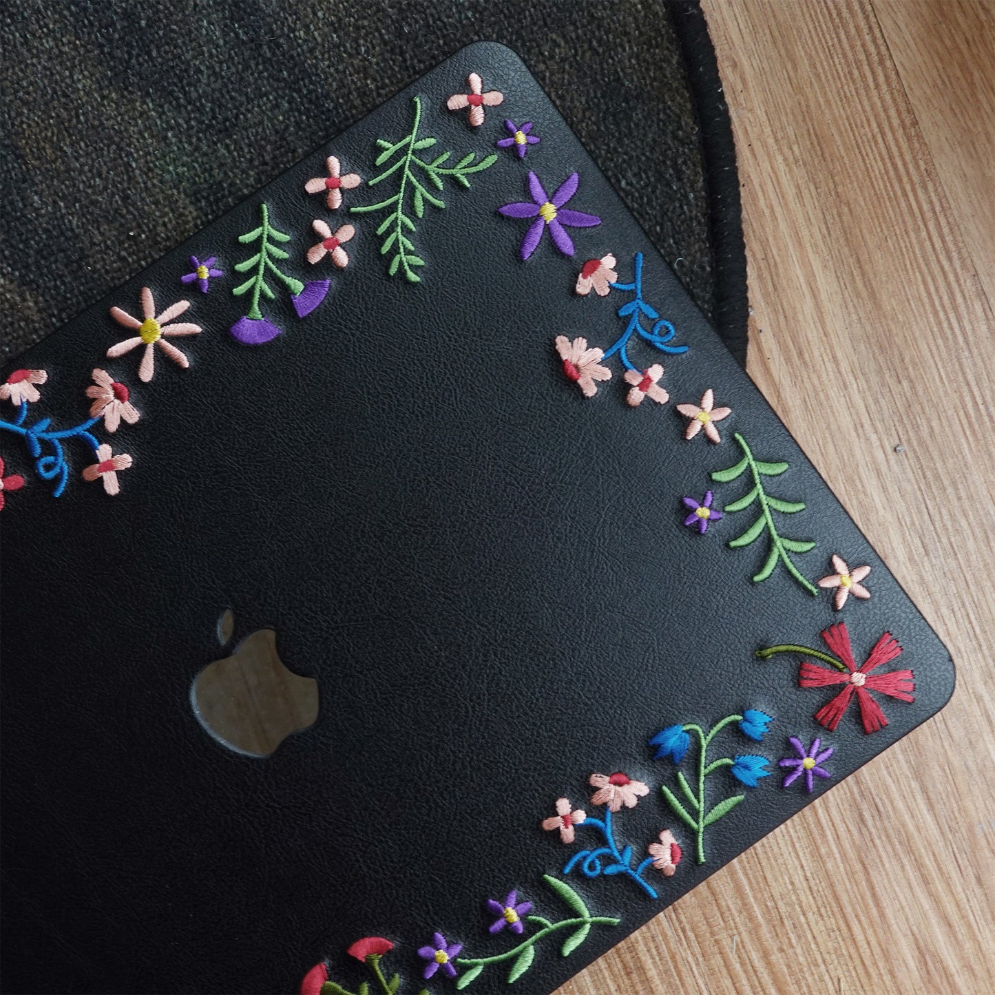 This Is Us ∞ Embroidered Serenity Jet Black Mac Case