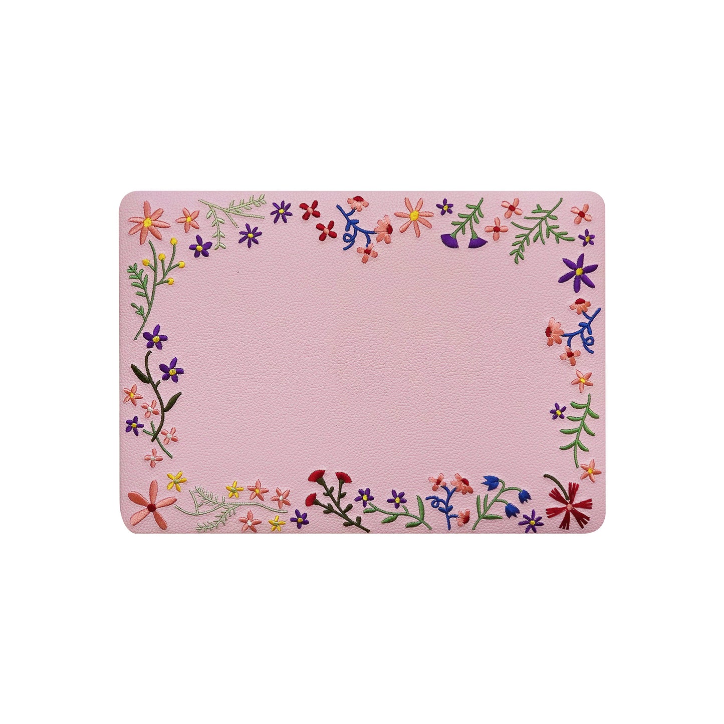 This Is Us  Embroidered ∞ Begonia Pink Serenity Mac Case