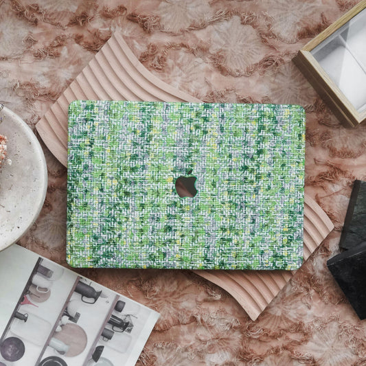 Woven Pattern Series ♾ Grass Green Woven Macbook Case