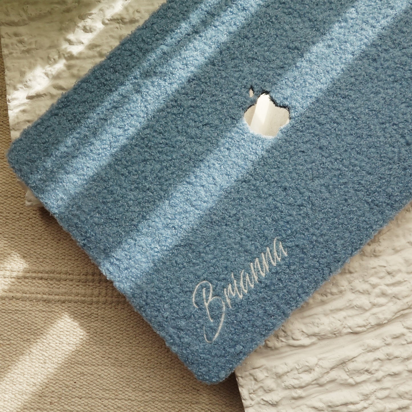 This Is Us Custom Teddy Fleece ♾ Slate Blue MacBook Case
