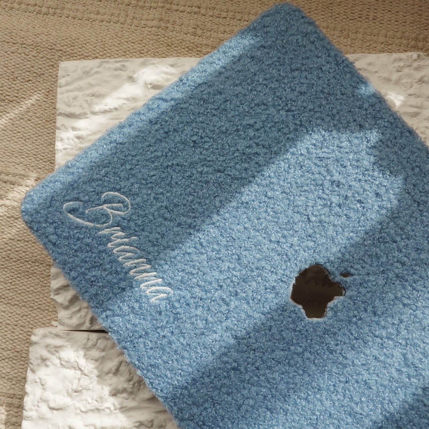 This Is Us Custom Teddy Fleece ♾ Slate Blue MacBook Case