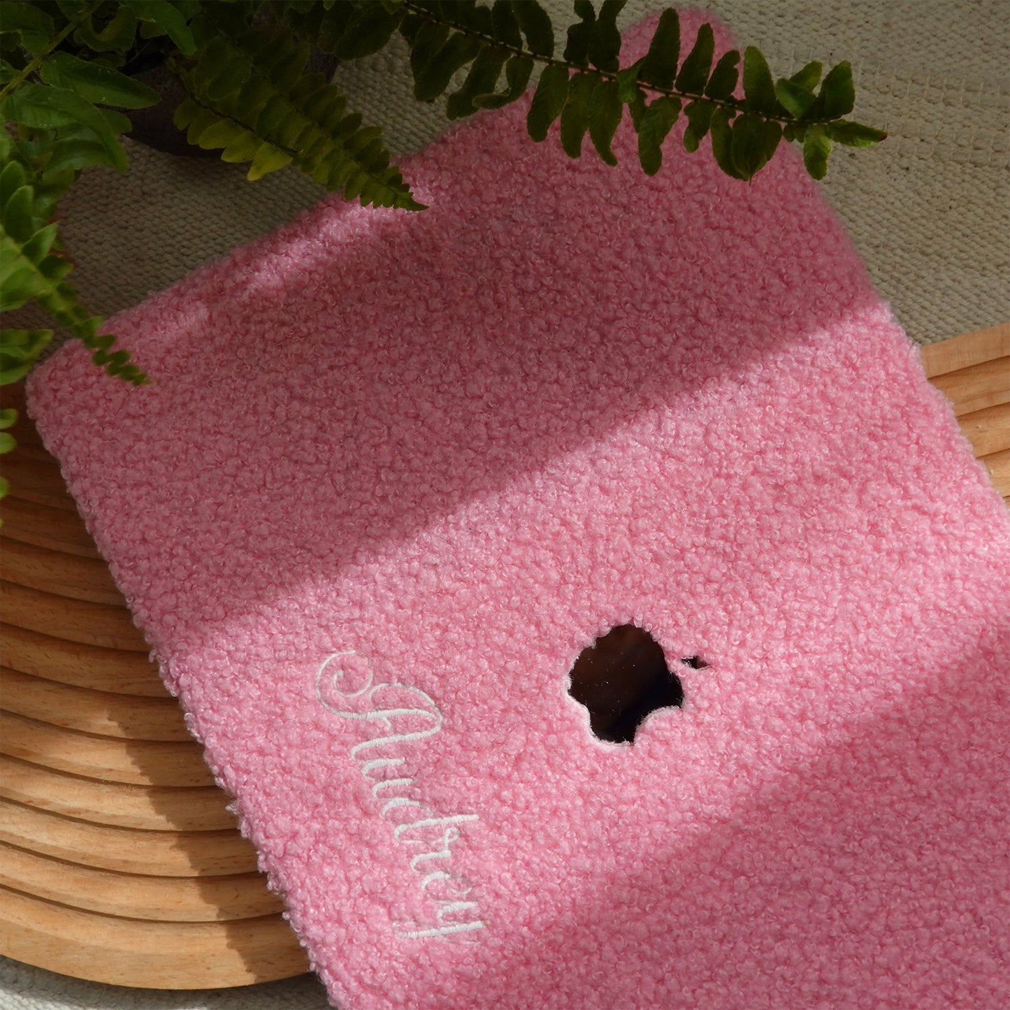 This Is Us Custom Neon Pink ♾ Teddy Plush Leather Macbook Case