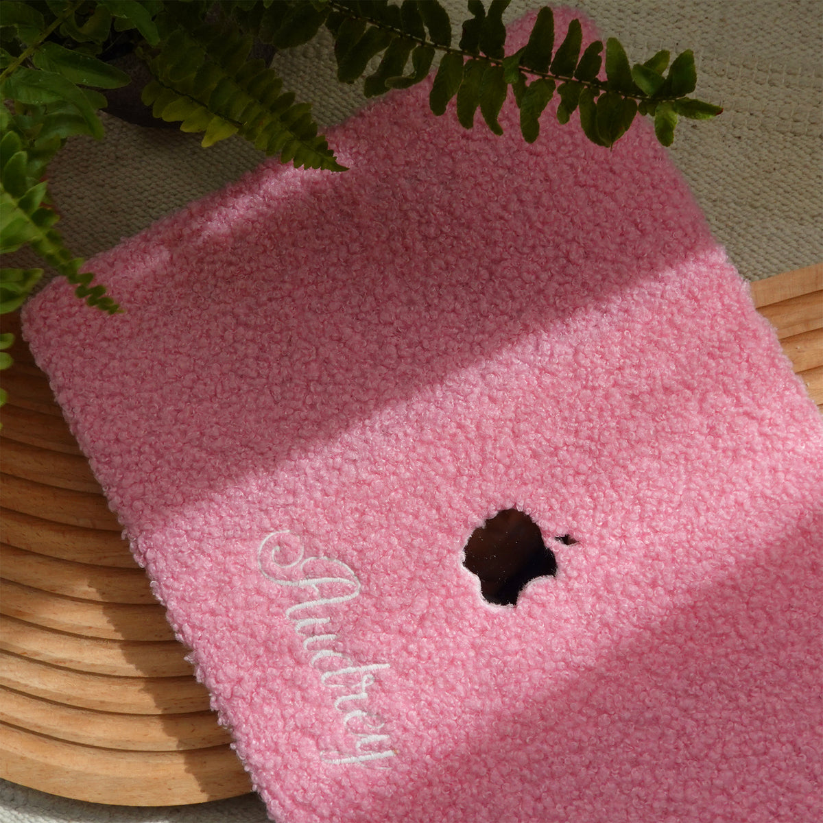 This Is Us Custom Neon Pink ♾ Teddy Plush Leather Macbook Case