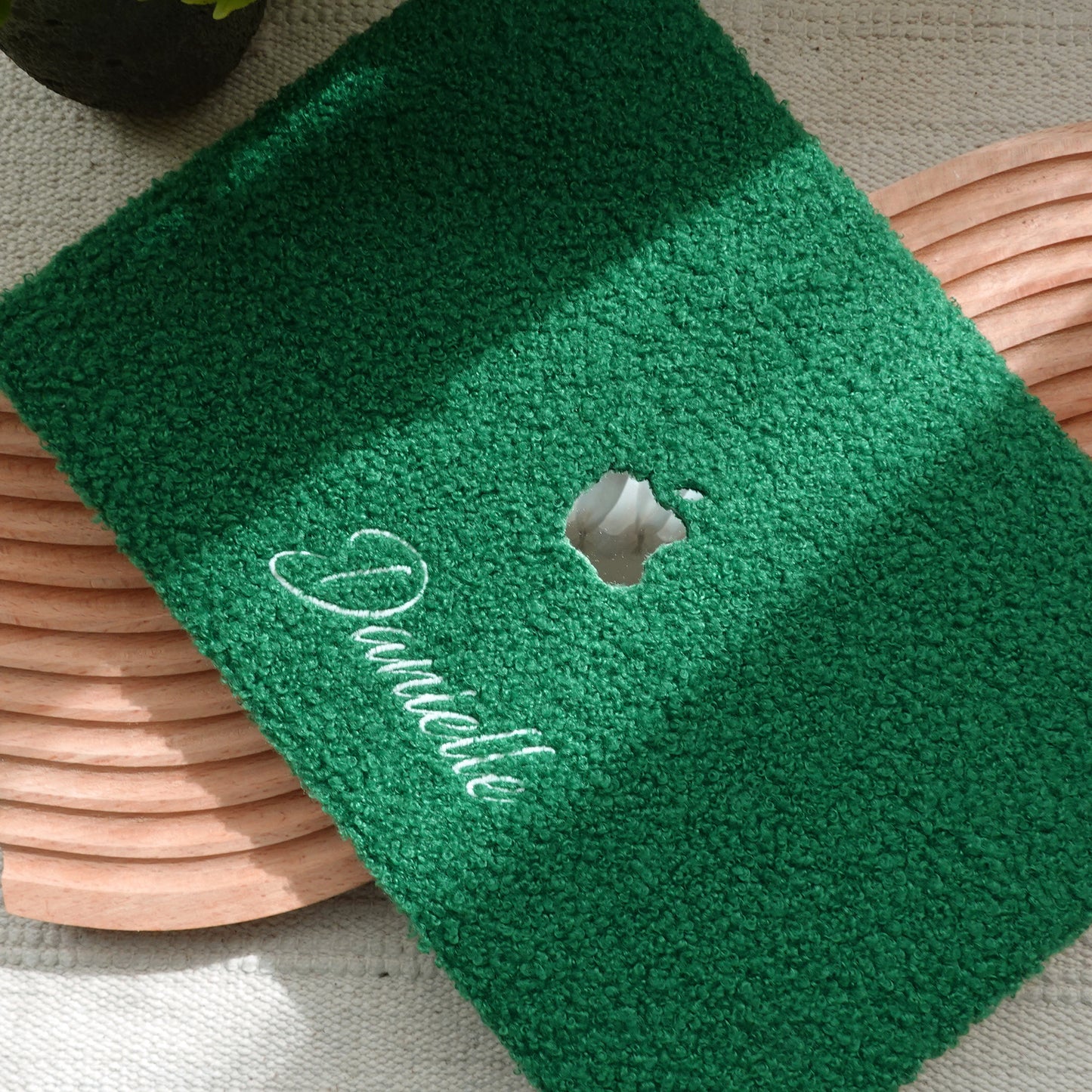 This Is Us Custom Basil Green ♾ Teddy Plush Leather Macbook Case