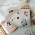 Embroidered Series ♾ Spring Whispers – Textured Stitch MacBook Case