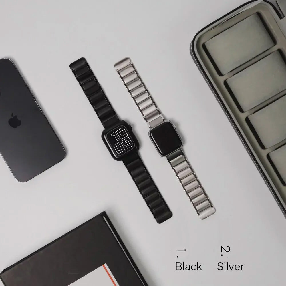 Metal Armor Magnetic Apple Watch Band