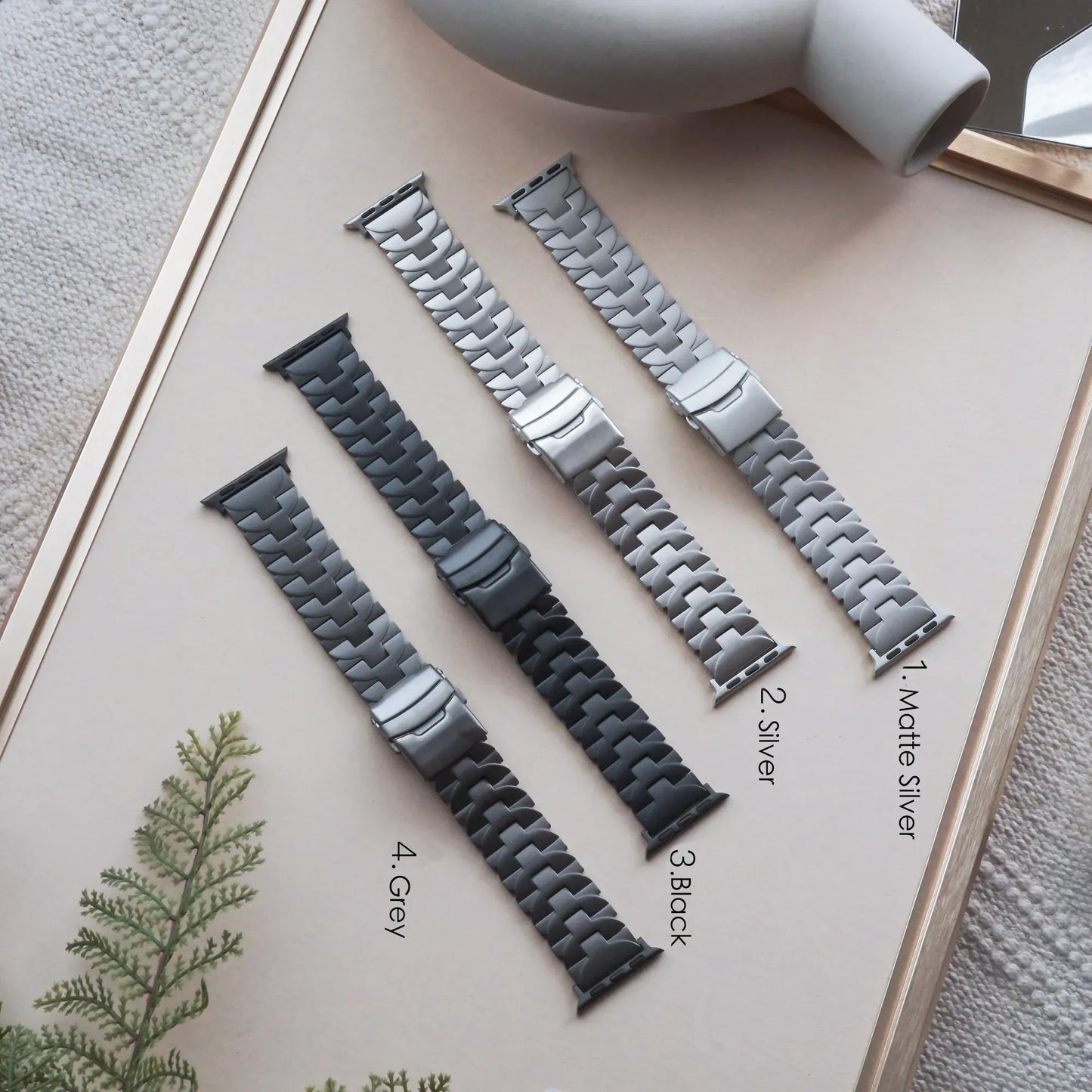 Titanium Band Classic Buckle Apple Watch Band