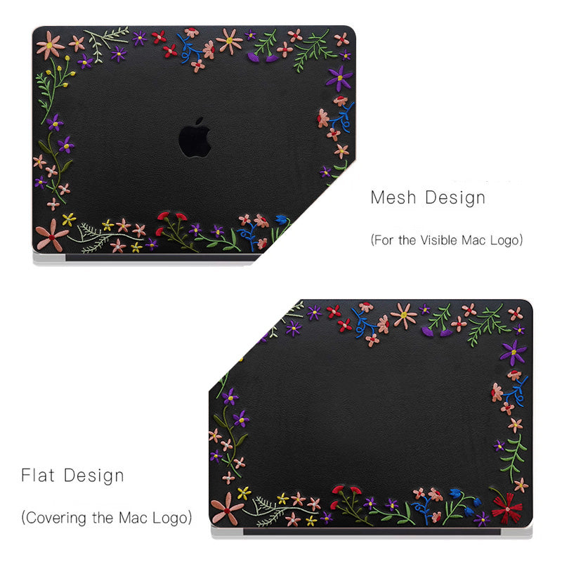 This Is Us ∞ Embroidered Serenity Jet Black Mac Case