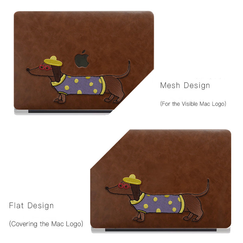 This is us Embroidery Serie s♾ British Dachshund MacBook Case