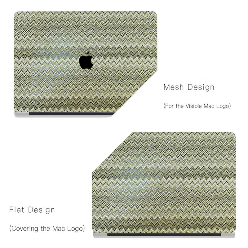 Lace Leather ♾  Cantaloupe Mac Case