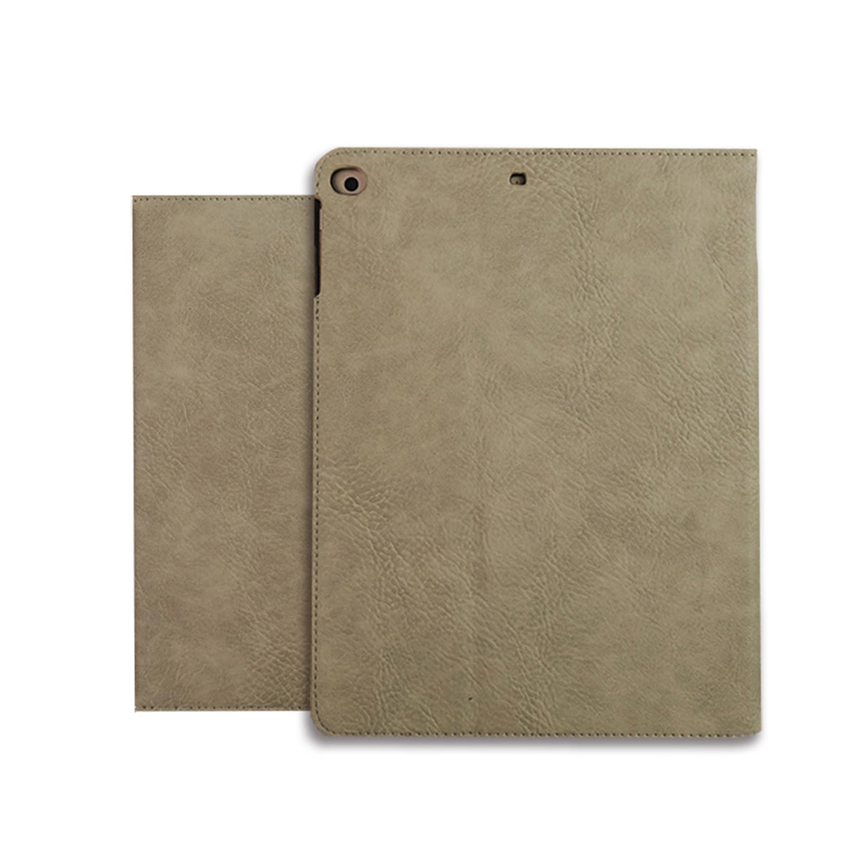 Leather Series & Cuban Brown with Pencil Holder iPad Case