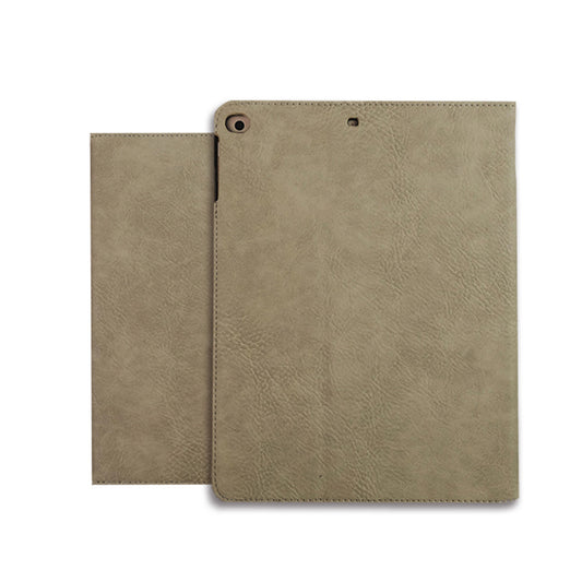 Leather Series & Cuban Brown with Pencil Holder iPad Case