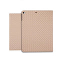 Leather Series & Milk Tea Braided with Pencil Holder iPad Protective Case