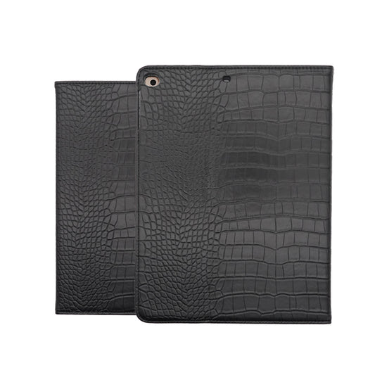 Crocodile Style & Crocodile Black with Pencil Holder iPad Protective Case