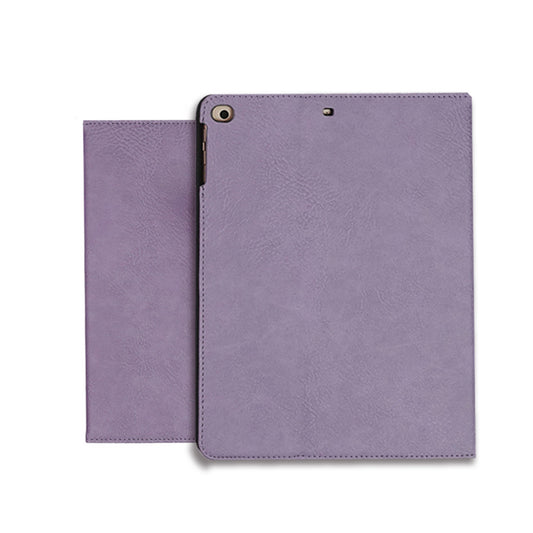 Leather Series & Mauve Purple with Pencil Holder iPad Case