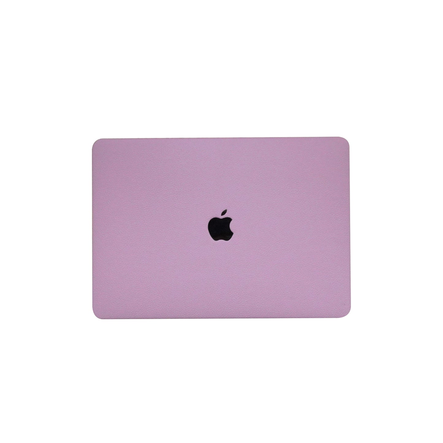 Lilac Lychee Texture Leather Macbook Case