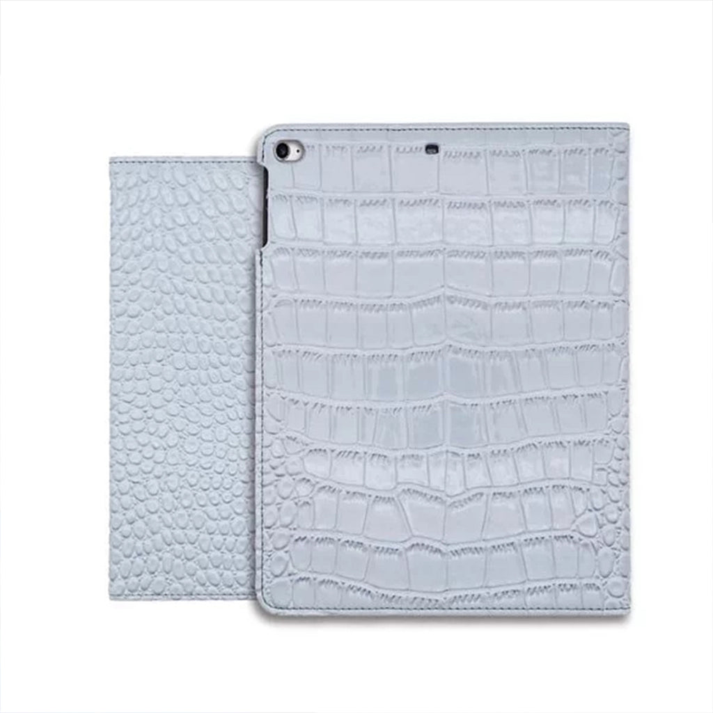 Crocodile Style & Crocodile Blue with Pencil Holder iPad Protective Case