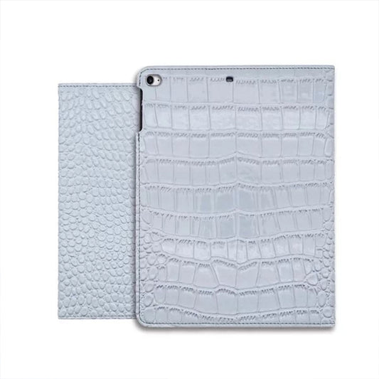 Crocodile Style & Crocodile Blue with Pencil Holder iPad Protective Case