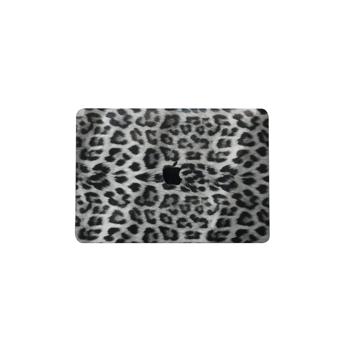 Black Leopard ♾ Textured Leather MacBook Case