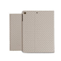 Leather Series & Antique White Braided with Pencil Holder iPad Case