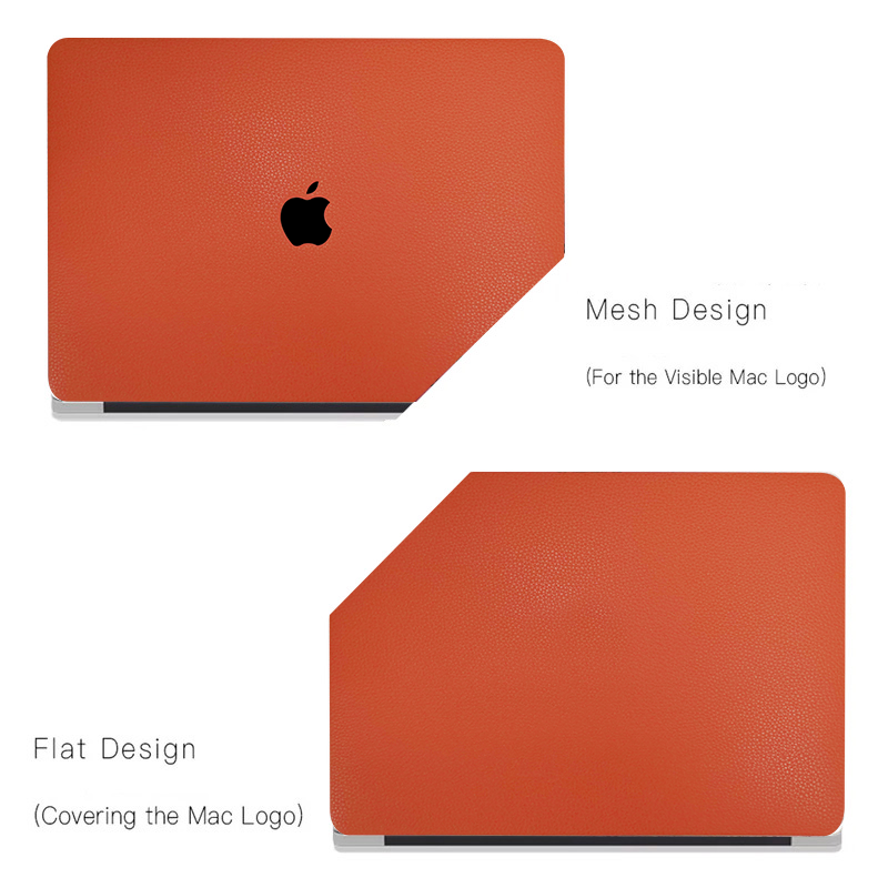 Lychee Texture Bright Orange ♾ MacBook Case