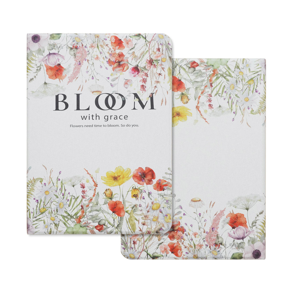 Design Floral Artistic Conception Pencil Magnetic Pen Slot iPad Protective Case