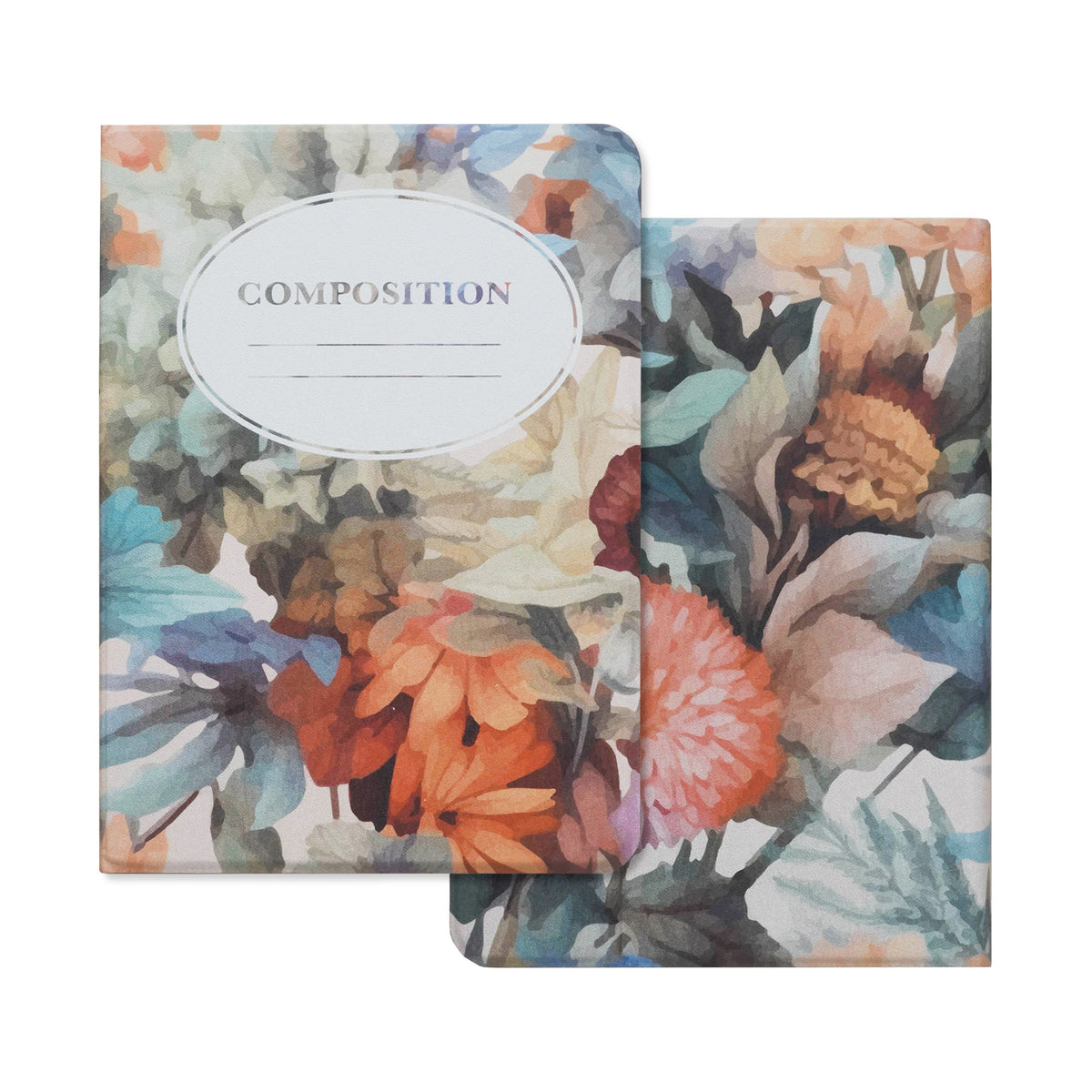 Design Style Ink Floral Pencil Magnetic Pen Slot iPad Protective Case